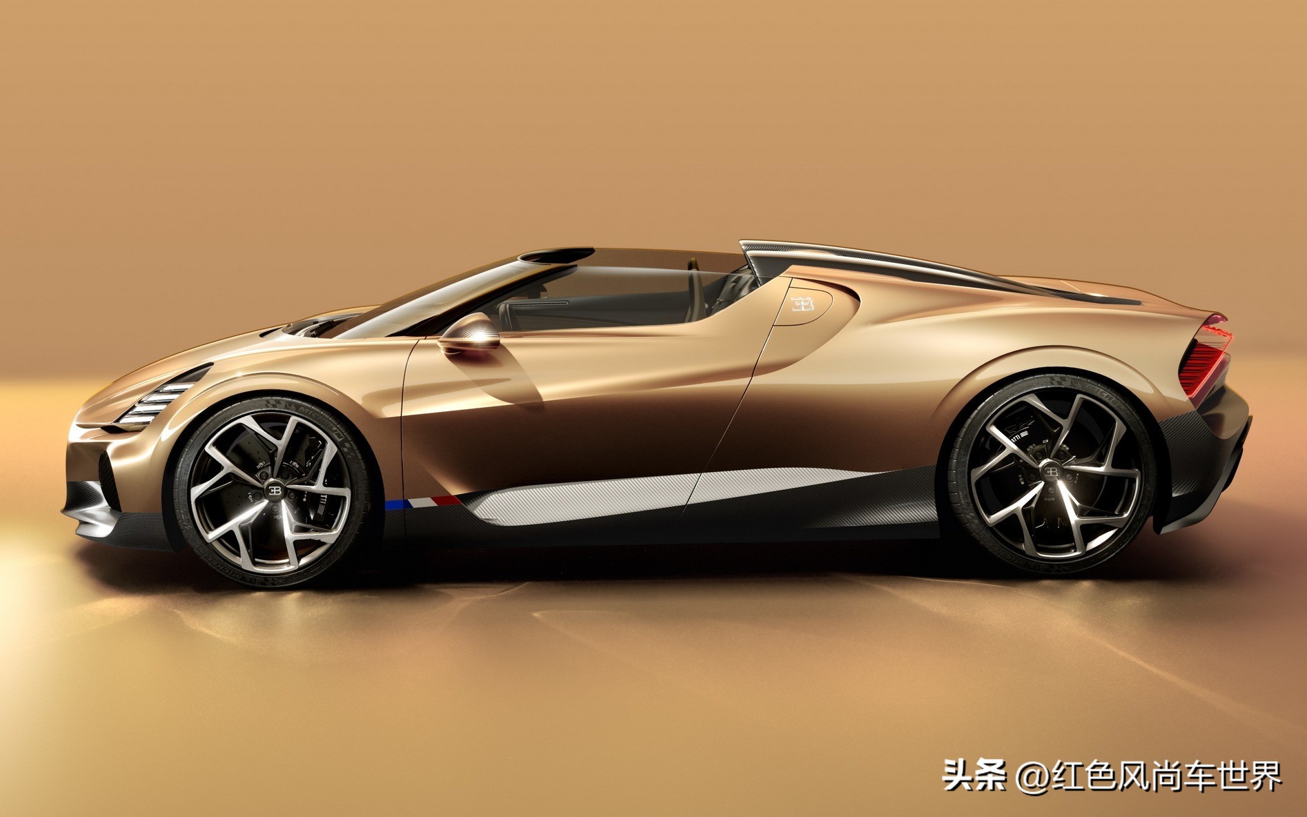 布加迪mistral银色,布加迪mistral跑车