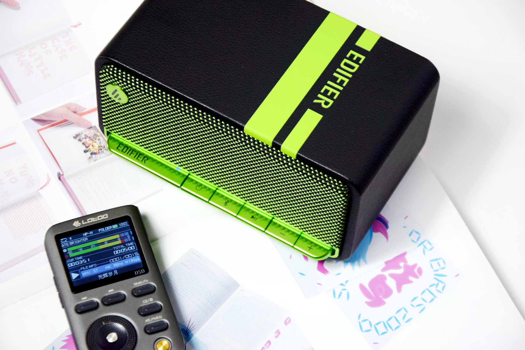 桌搭蓝牙氛围音响,漫步者m230蓝牙音箱