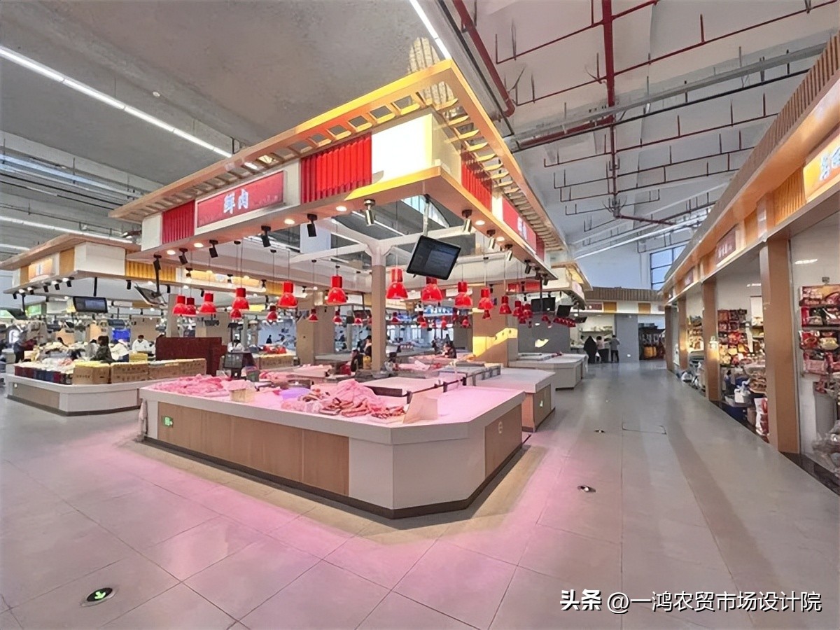 五星级农贸市场设计案例,江苏农贸市场改造设计