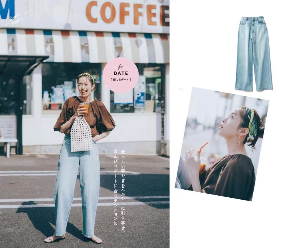 今夏流行牛仔裤搭配高跟凉鞋,一条牛仔裤解决今夏所有搭配