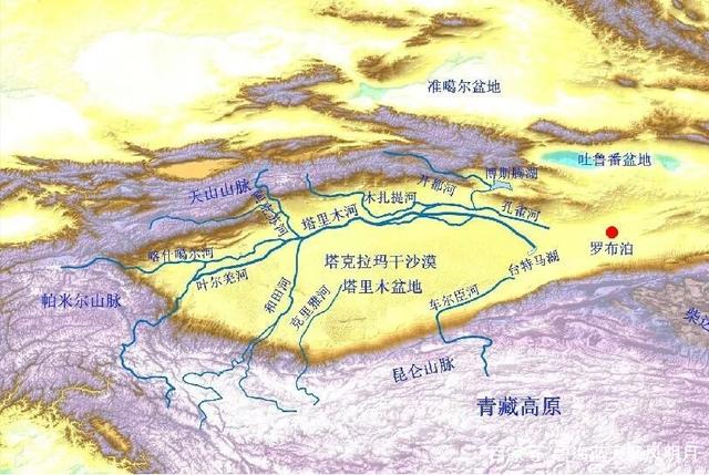 新疆库尔勒罗布湖螃蟹,南疆无人区沙漠湖泊