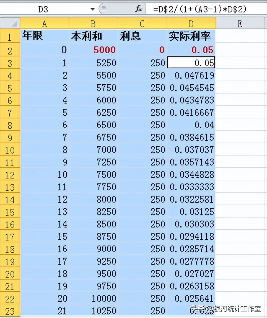利息理论简介,日利息换算年利息