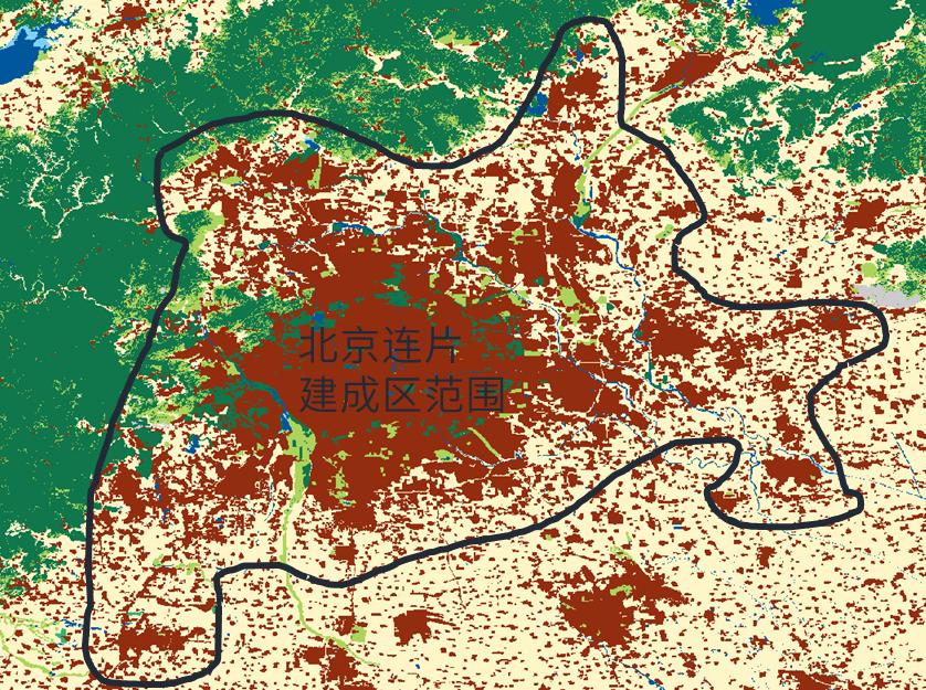 北京城市的空间结构,城市形态和城市内部空间结构