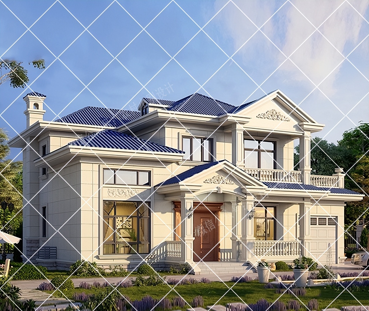 农村自建别墅带柴火灶设计,农村带堂屋柴火灶三层别墅实拍图