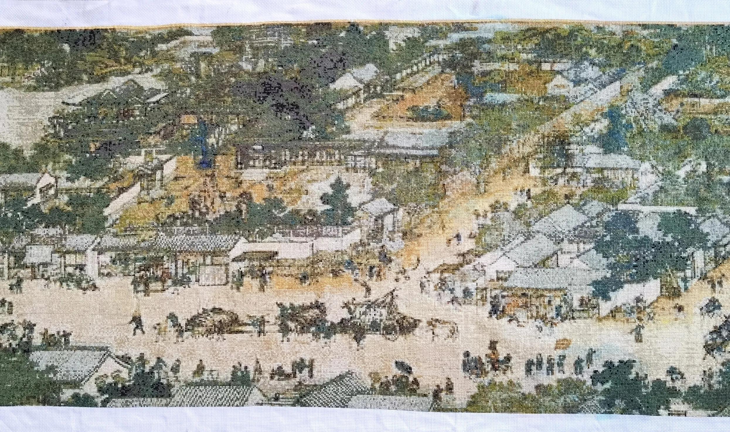 清明上河图十字绣值多少钱,清明上河图全图十字绣价格