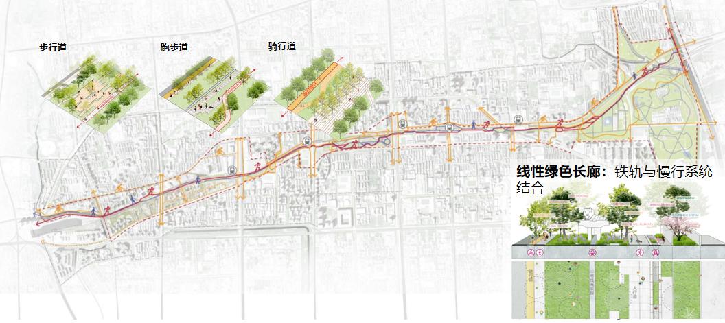 京张铁路遗址公园再添打卡地,京张遗址公园一期示意图