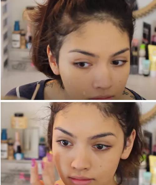 用刷子涂粉底液的正确方法,用手涂抹粉底液教程