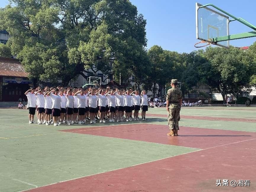 衡阳县五中：开学第一课军训淬青春