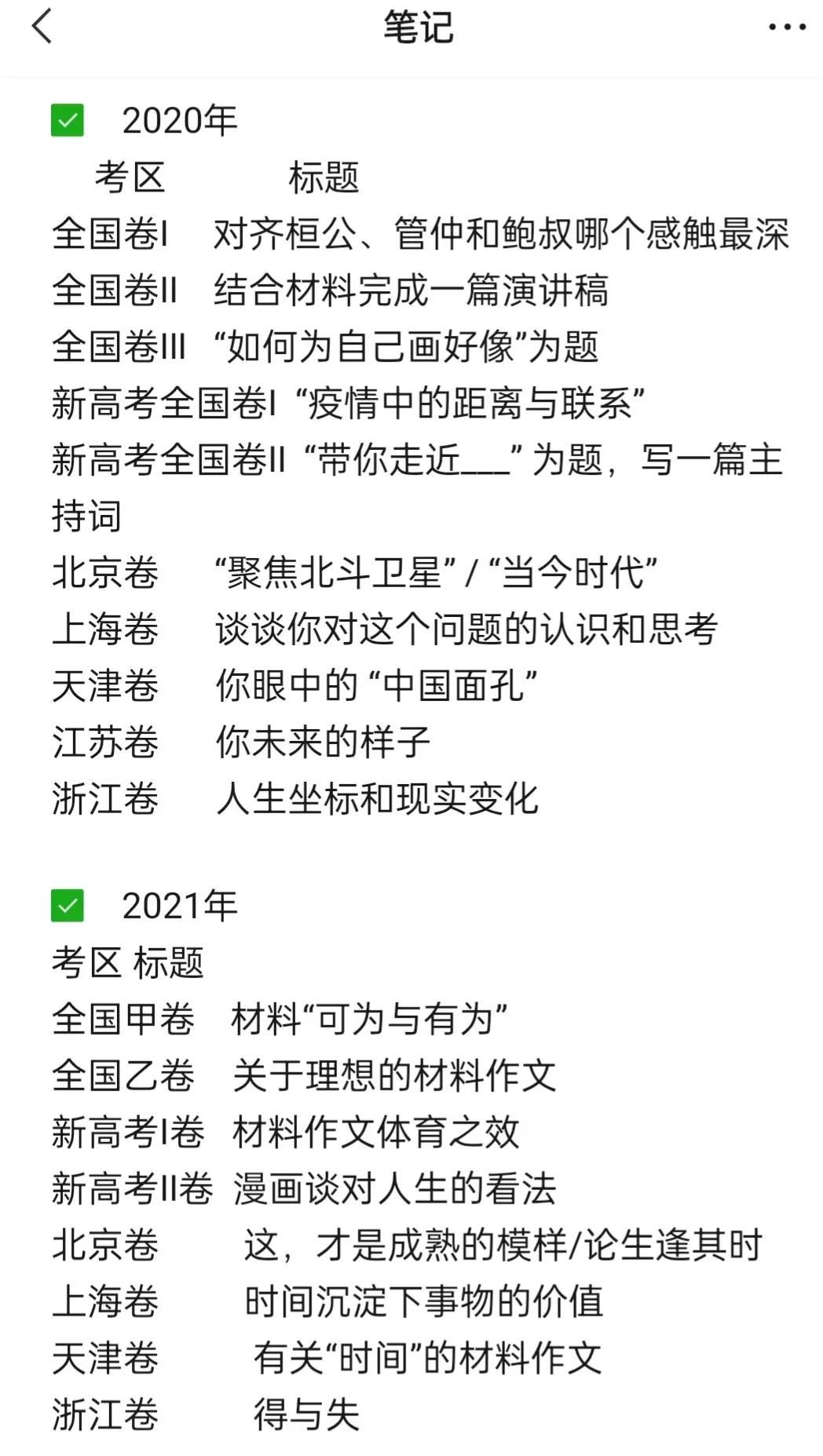 历年高考作文题目及解析,高考作文八大主题