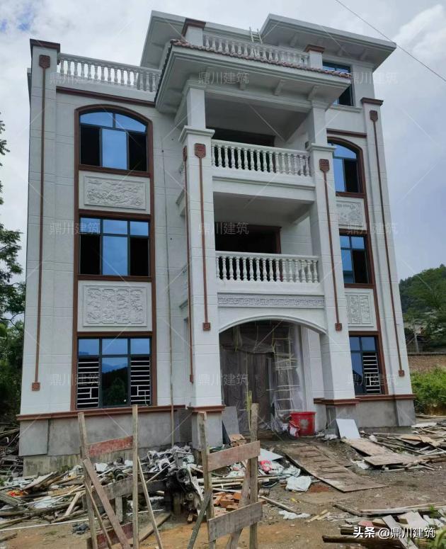 农村简约大气的建房,经济实惠的自建房实景图