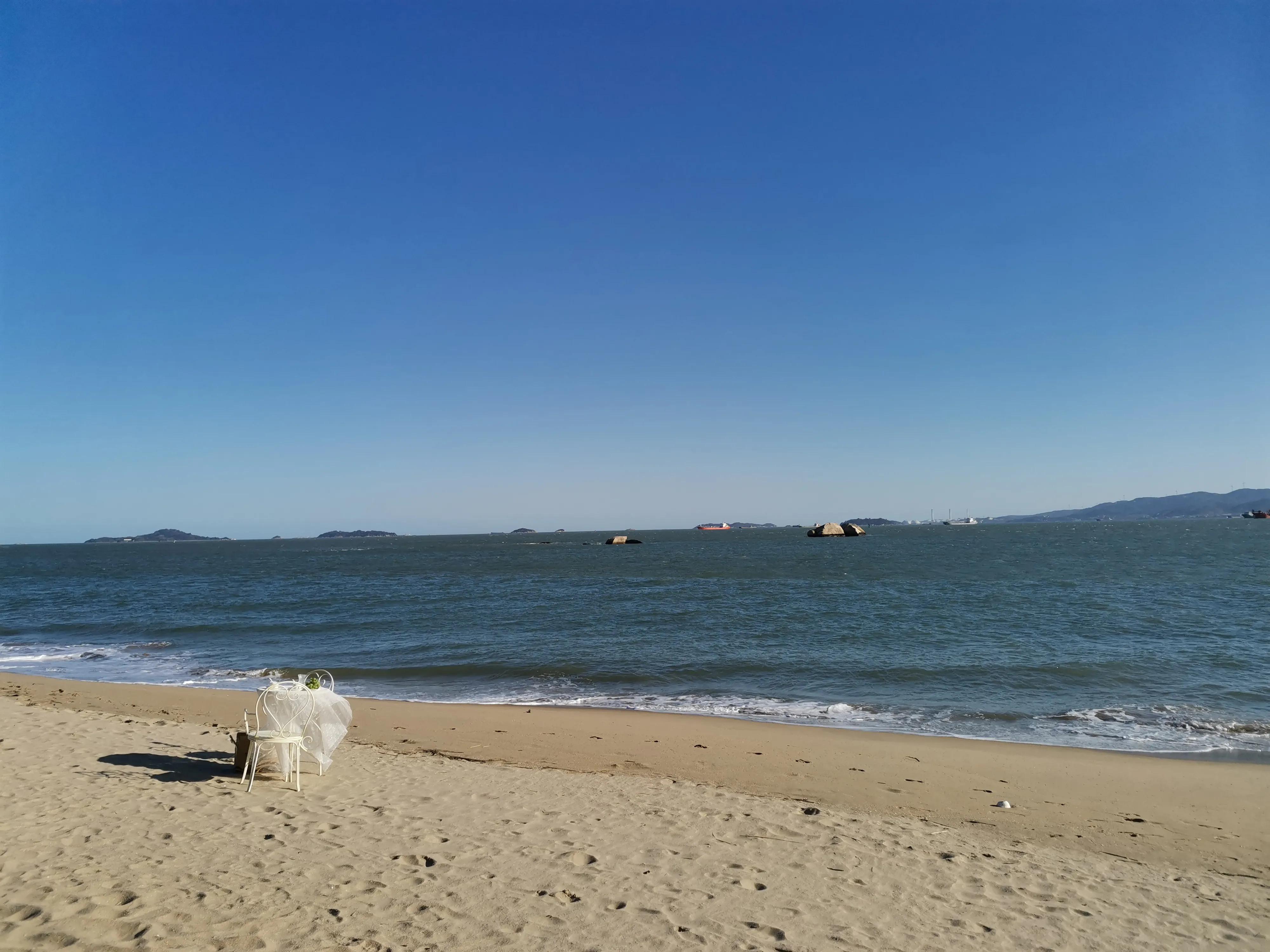 厦门的蓝天白云大海,厦门的海厦门的天空