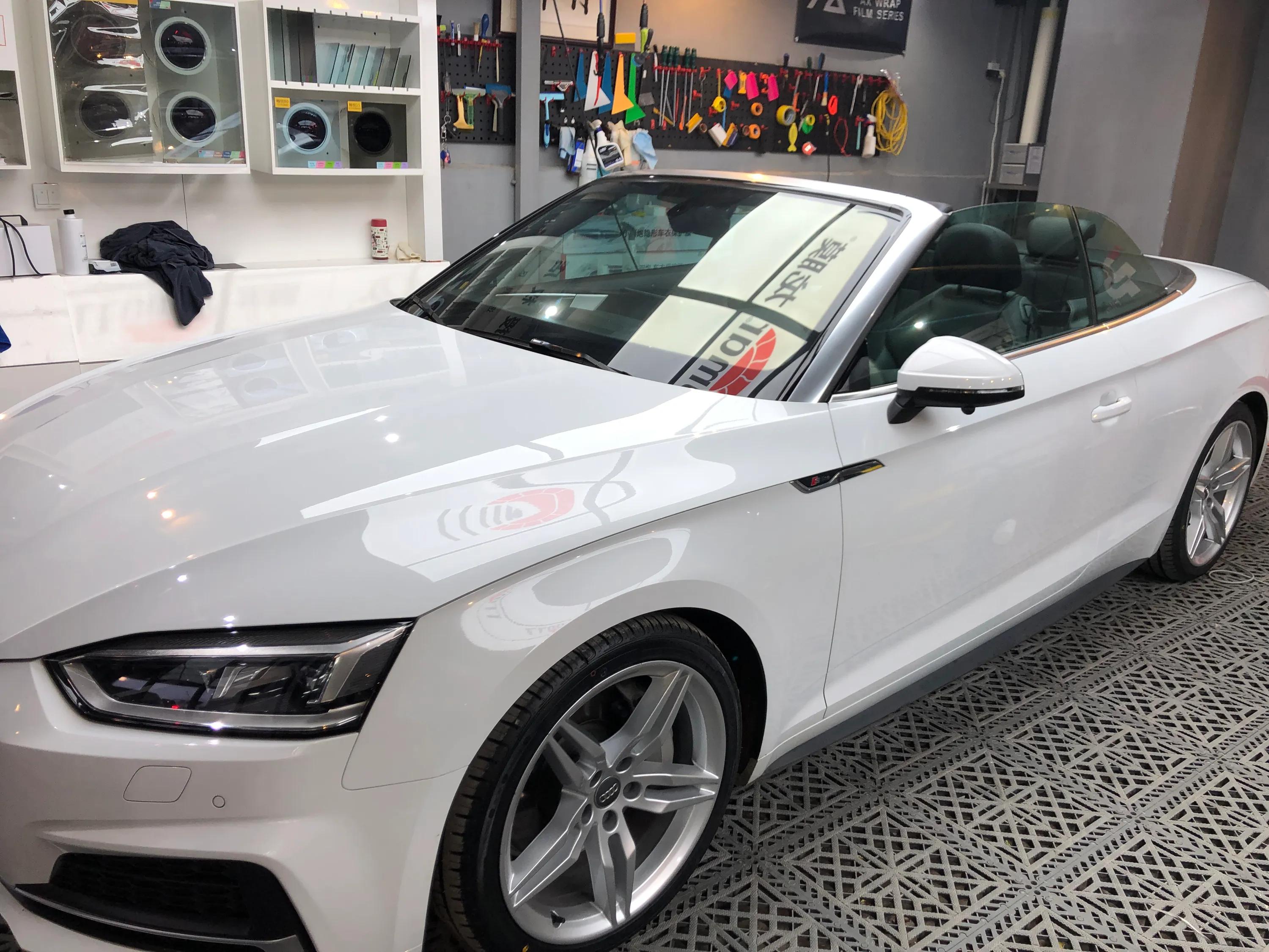 奔驰车漆面镀晶完美收工,漆面纳米镀晶是什么来的