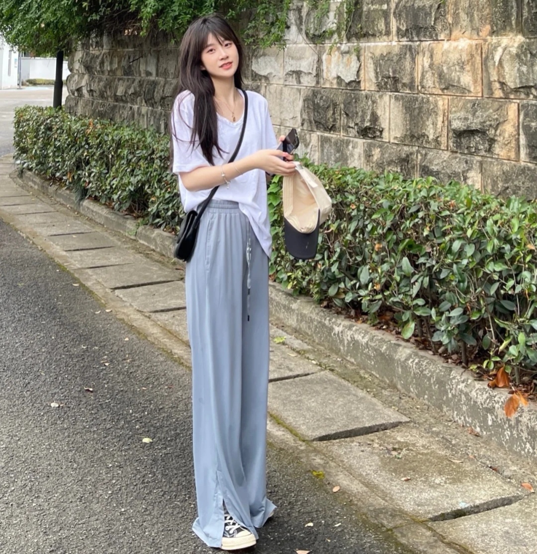 今年流行爆款裤子空调裤,夏天爆款薄裤子