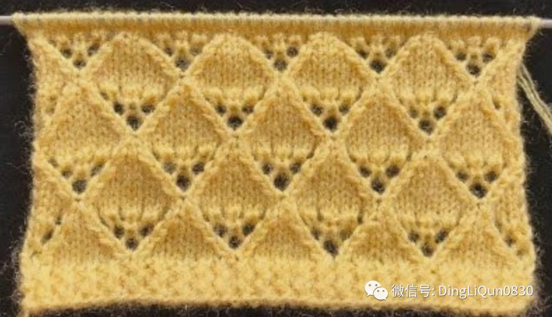 500个毛衣花样完整大平针版,毛衣华夫针花型图案大全