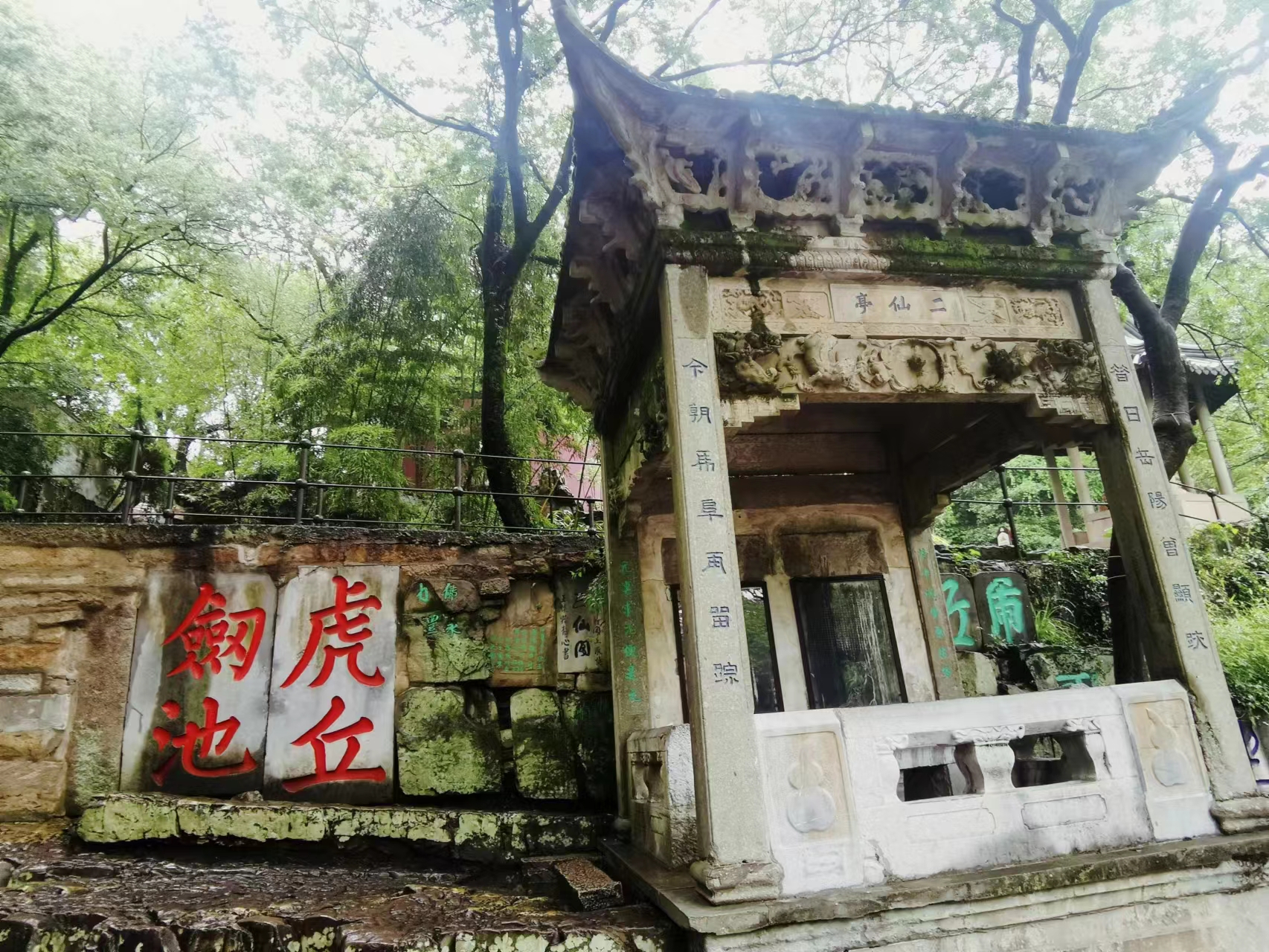 苏州虎丘茶花村,苏州最值得去的地方虎丘