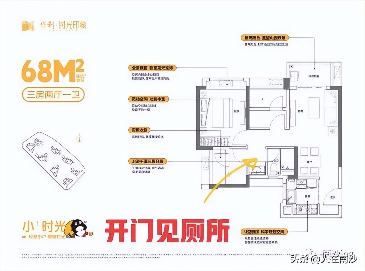 南沙保利时光印象68平得房率,南沙保利时光印象85方总价