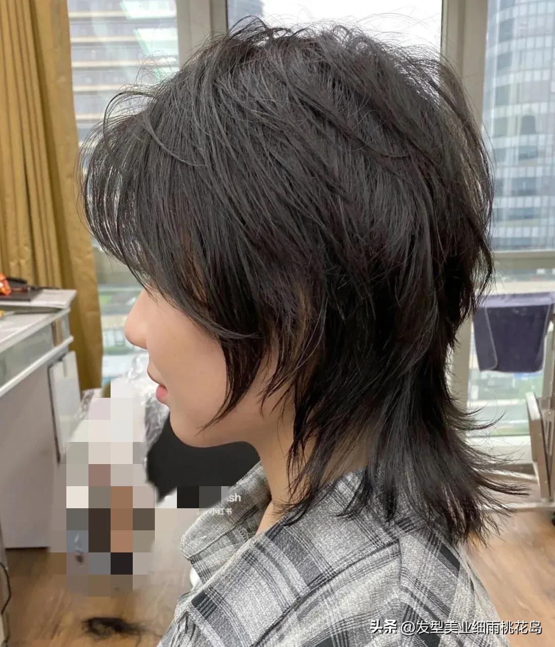 中长狼人鲻鱼头,狼人头发型鲻鱼头