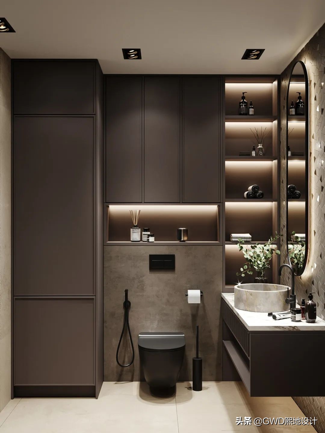 最美卫生间装修效果图,2021最火卫生间设计效果图