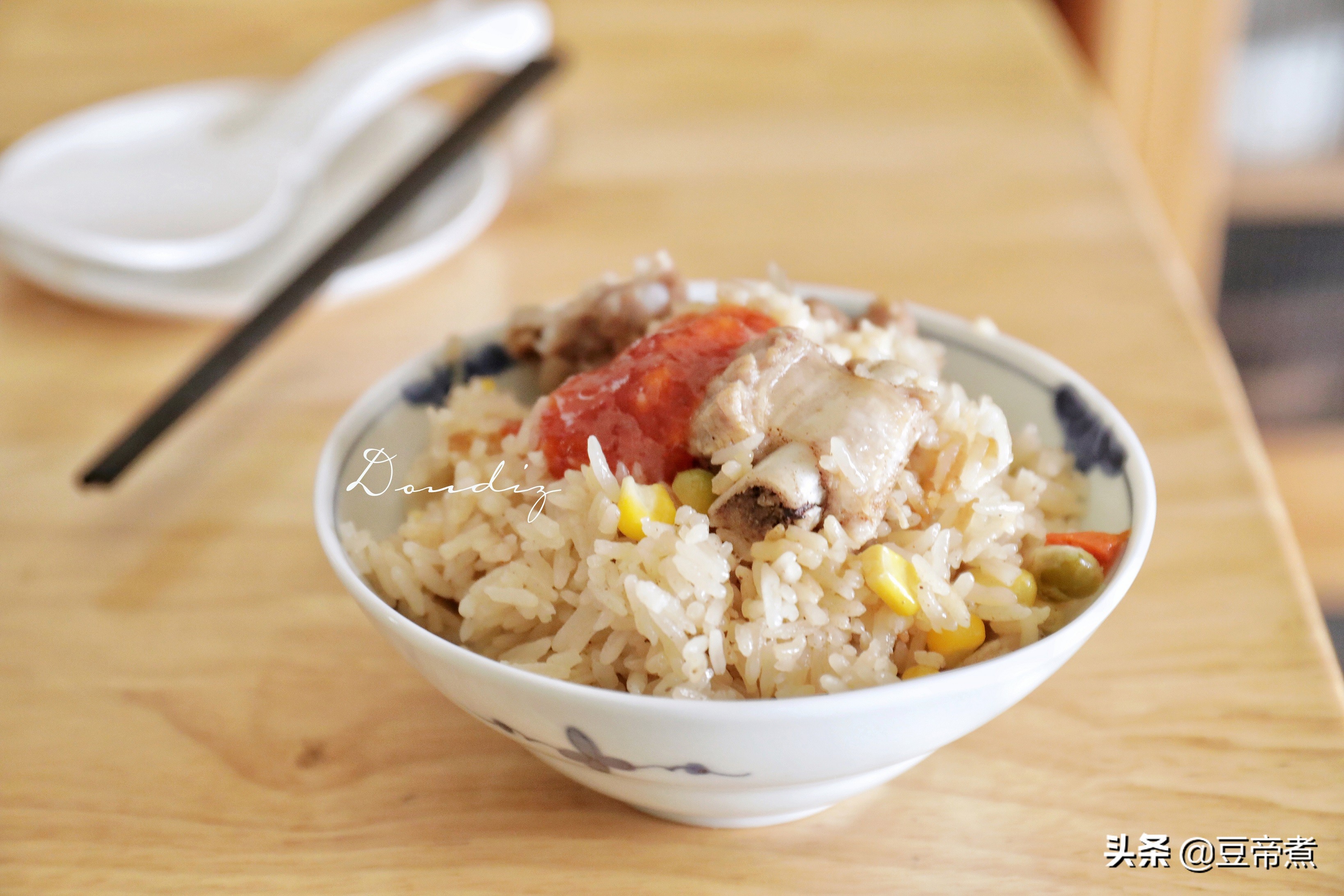 午饭大米饭简单美食做法,好吃的大米烩饭