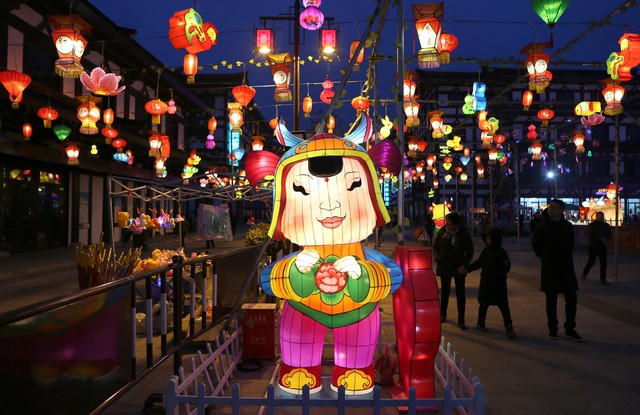 新春国潮花灯展,贺新春花灯欣赏