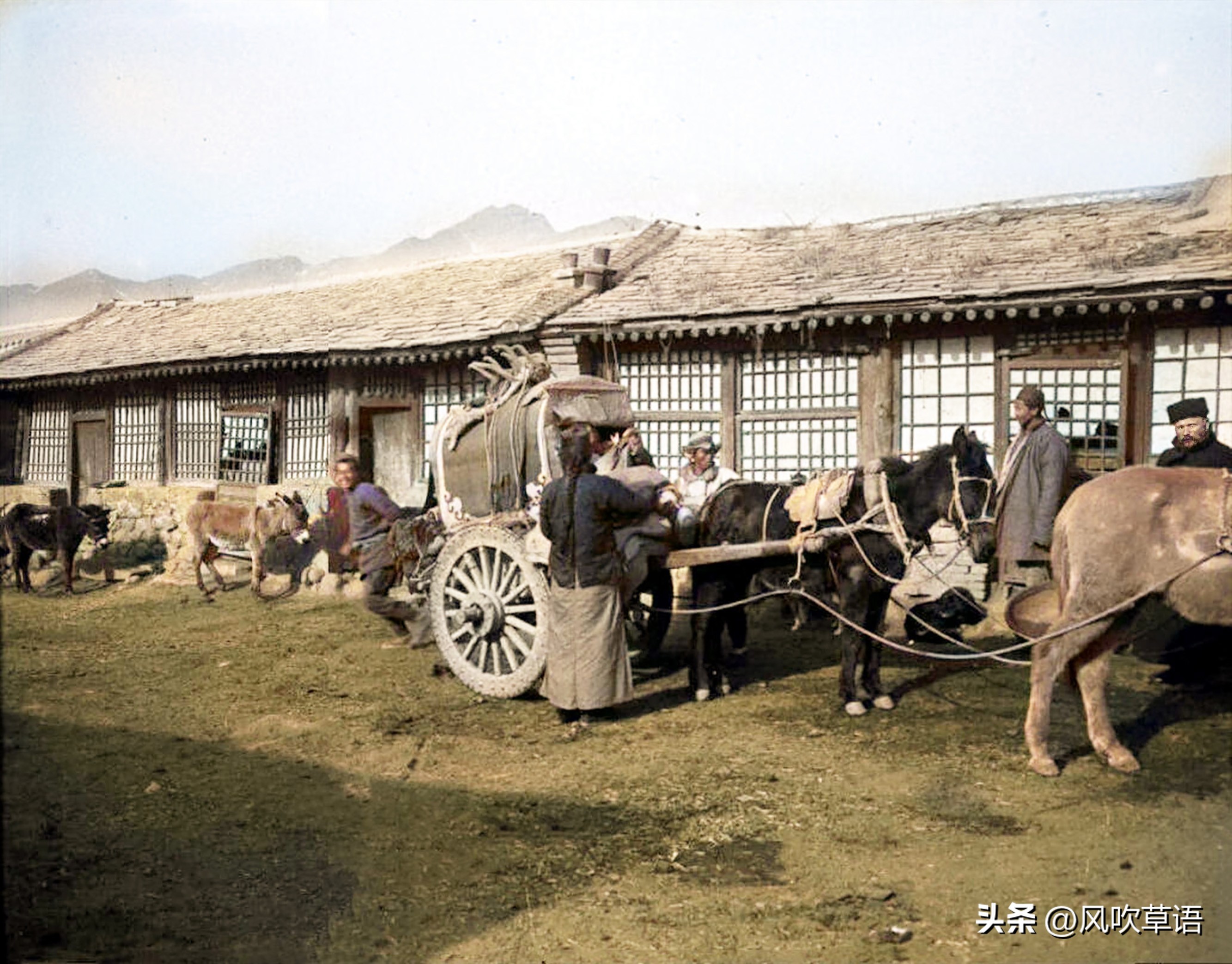 1860-1910年代北京城墙老照片,古城堡老照片