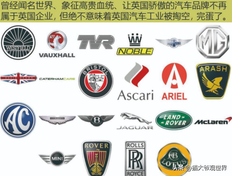 英国的汽车品牌是怎么衰落的,英国汽车品牌为何衰败