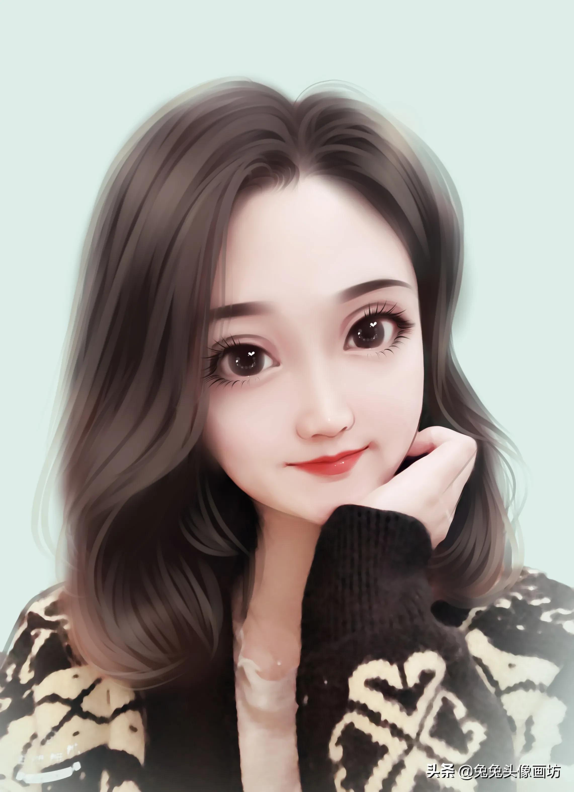 又好看又符合国家标准的漫画头像,最近特别流行的黑白漫画头像简单