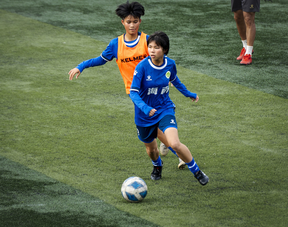 海南琼中女足黄晶晶,琼中黄晶晶