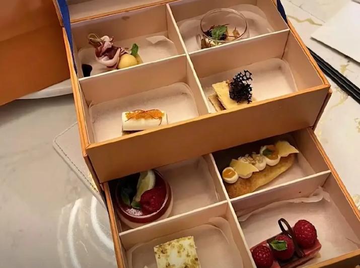 上海奢侈品店给隔离客户送餐送菜,米其林级别包装,网友议论