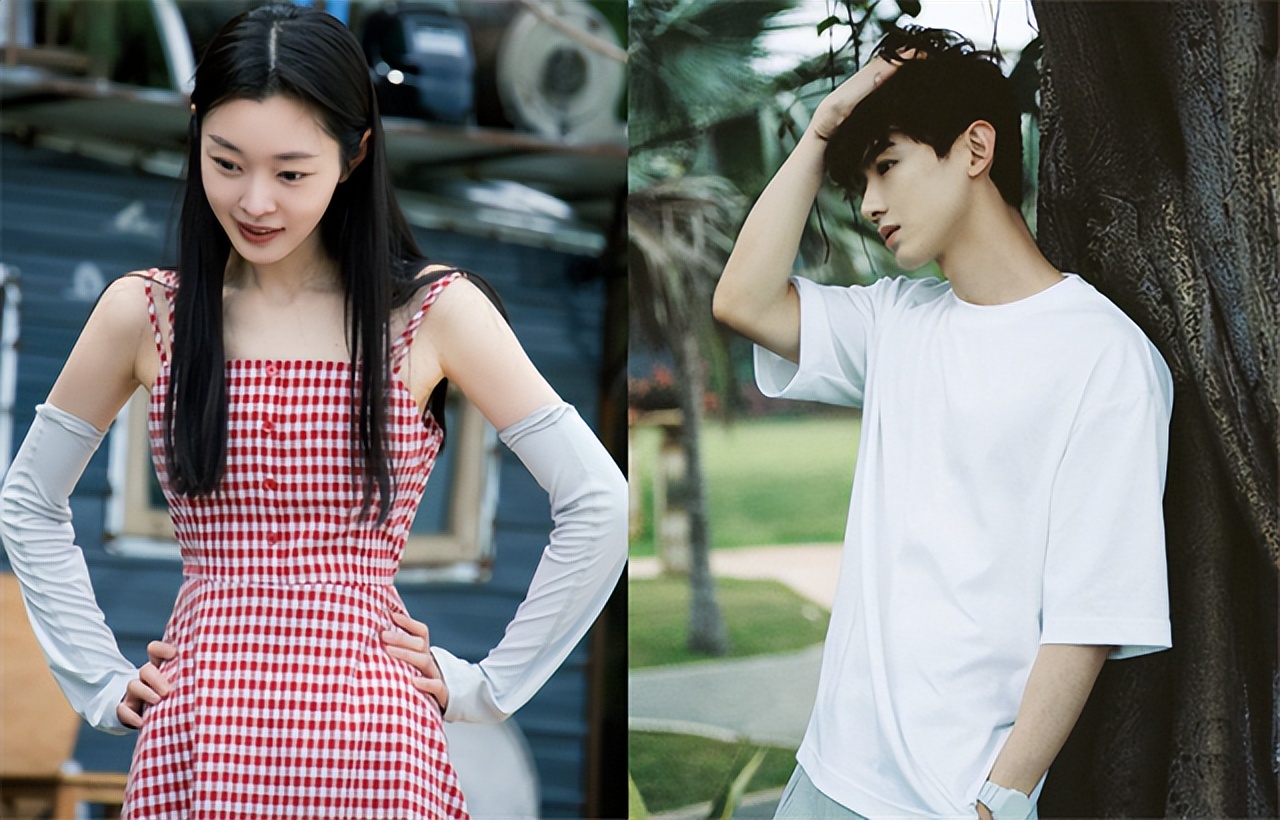 白敬亭穿白色背心抱宋轶,白敬亭宋轶穿同款衣服秀恩爱