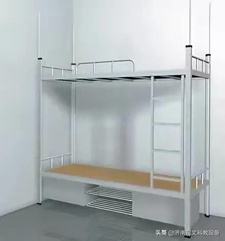 泉文科教：学校上下床的材质和安装