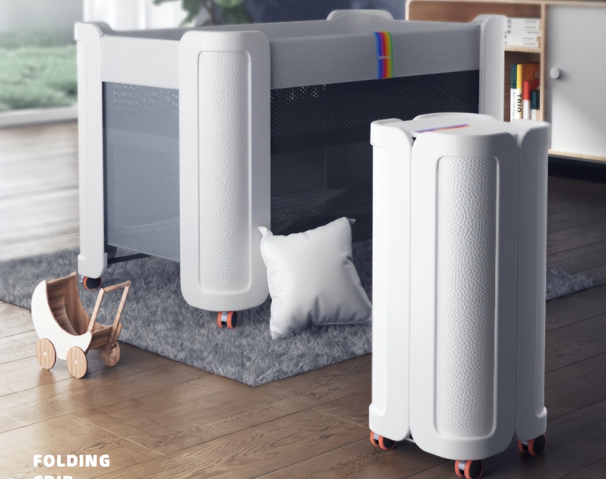 婴儿折叠床和木质床,婴儿床可折叠的好还是实木的好