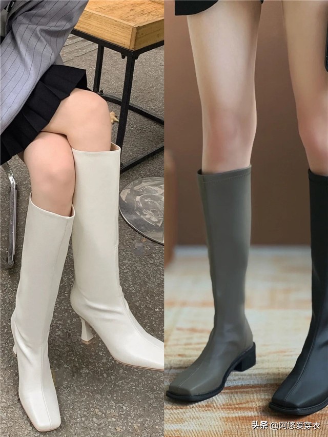 高级感平头靴,今年最流行的平头靴