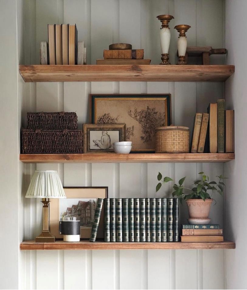 高级感原木风客厅设计,英国女子装修新房