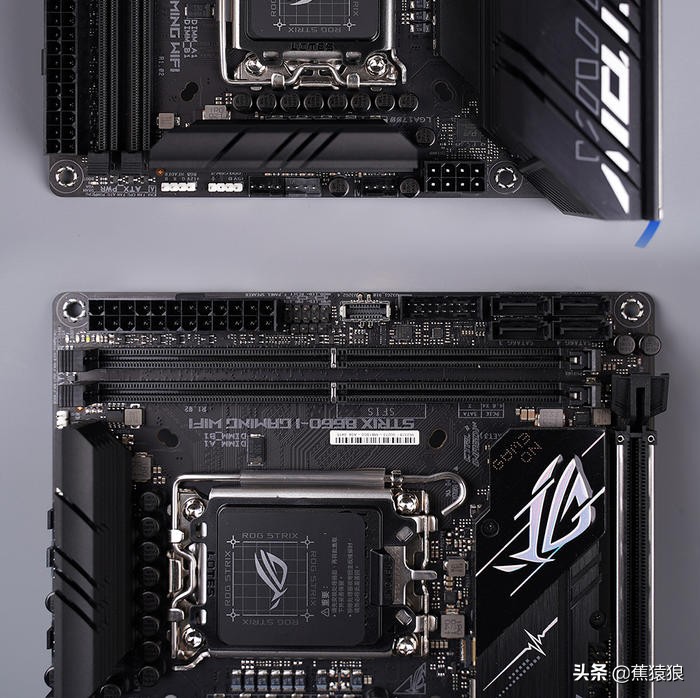 12600K+STRIXB660-I+RTX3060，AKLLAA5立式ITX机箱装机展示