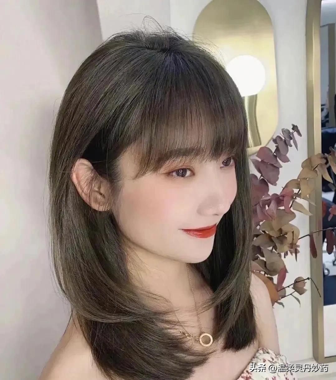 适合方圆脸的短发发型女生,40-45岁洋气短发图片长脸型发型