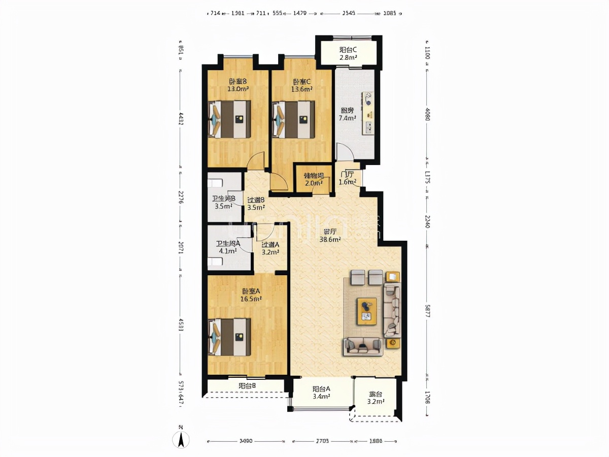 花乡商圈户型担当，南四环平民化改善小区—益辰欣园