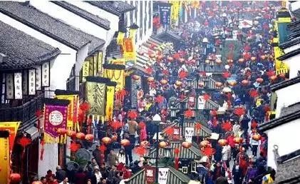 江浙沪最大的美食街,江浙美食街古镇