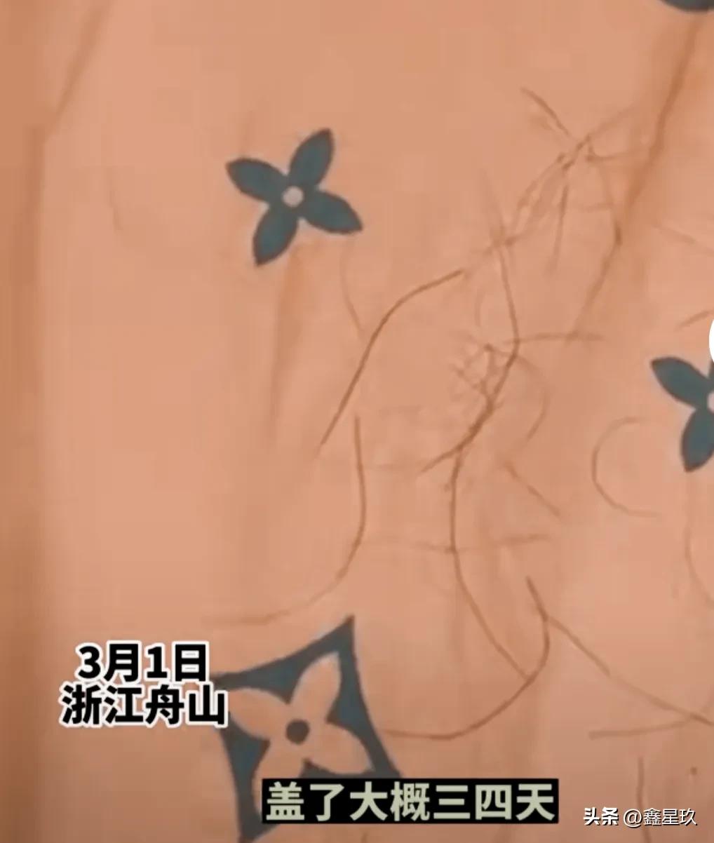 腾女士曝出在杨子直播间买的被子里全是头发