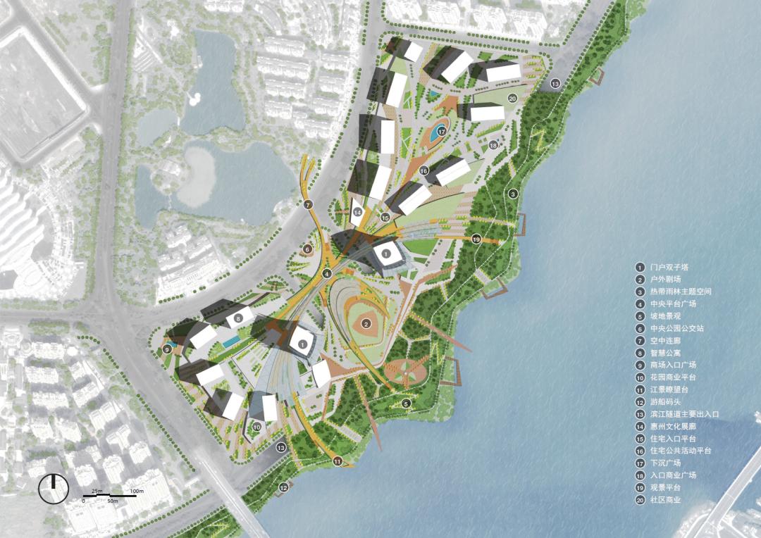 惠州江北东区控制性详细规划,惠州景观工程规划
