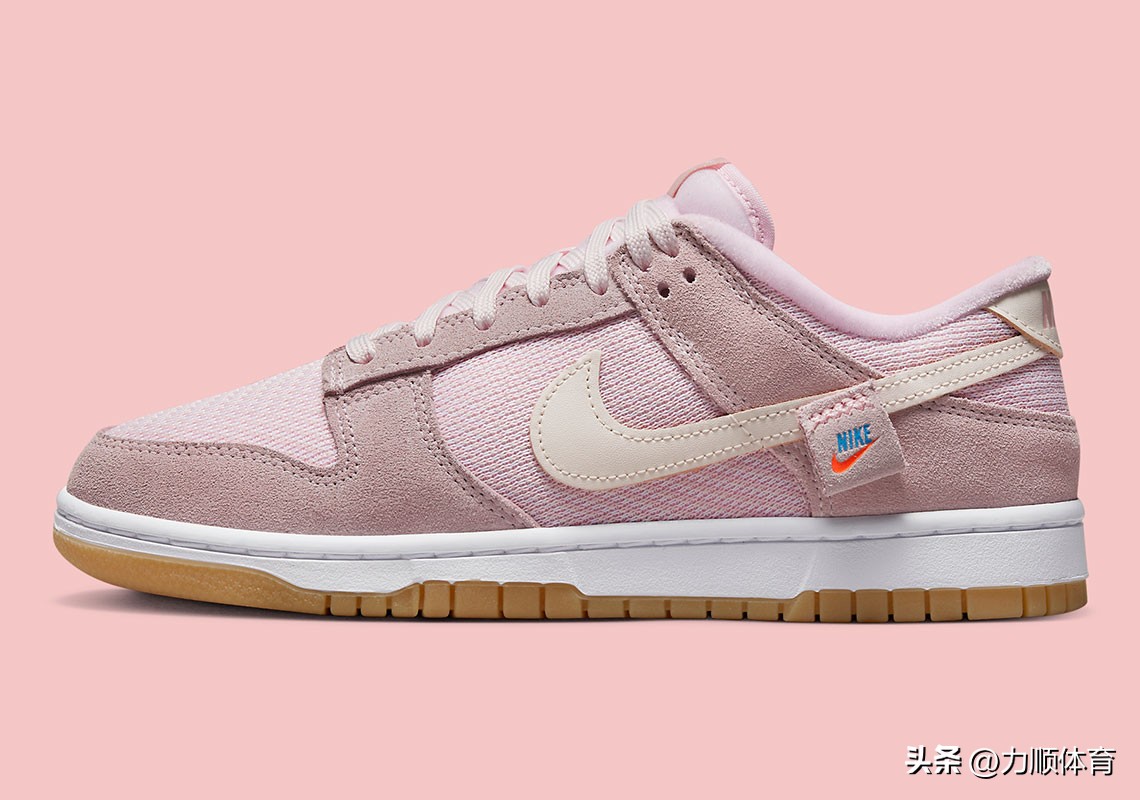 nike泰迪熊dunk,粉红色抱抱熊公仔