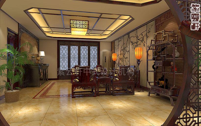 禅意空间新中式别墅设计图片,禅意中式别墅装修设计