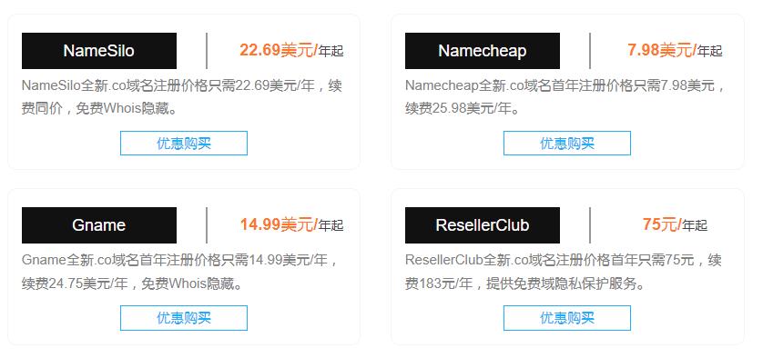 co域名和cc域名哪个更值得购买,三组数据比较差异