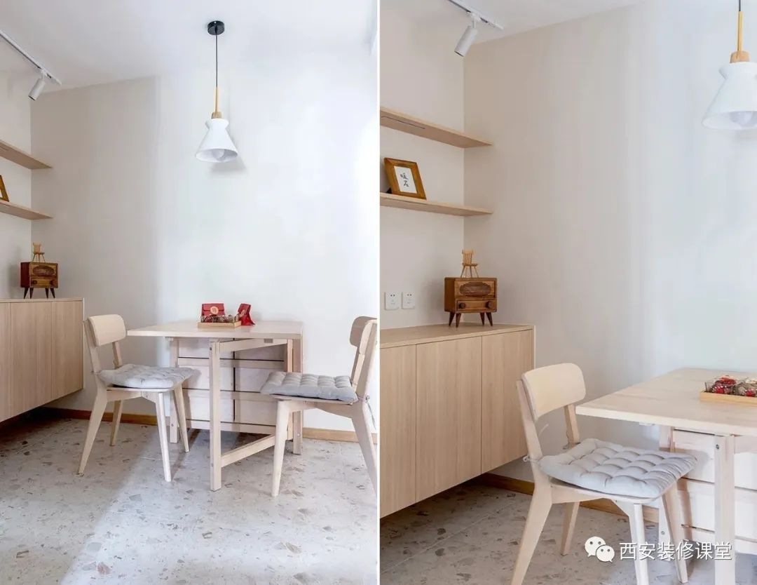 小户型77平米二室一厅极简,老房改造小户型两室无厅