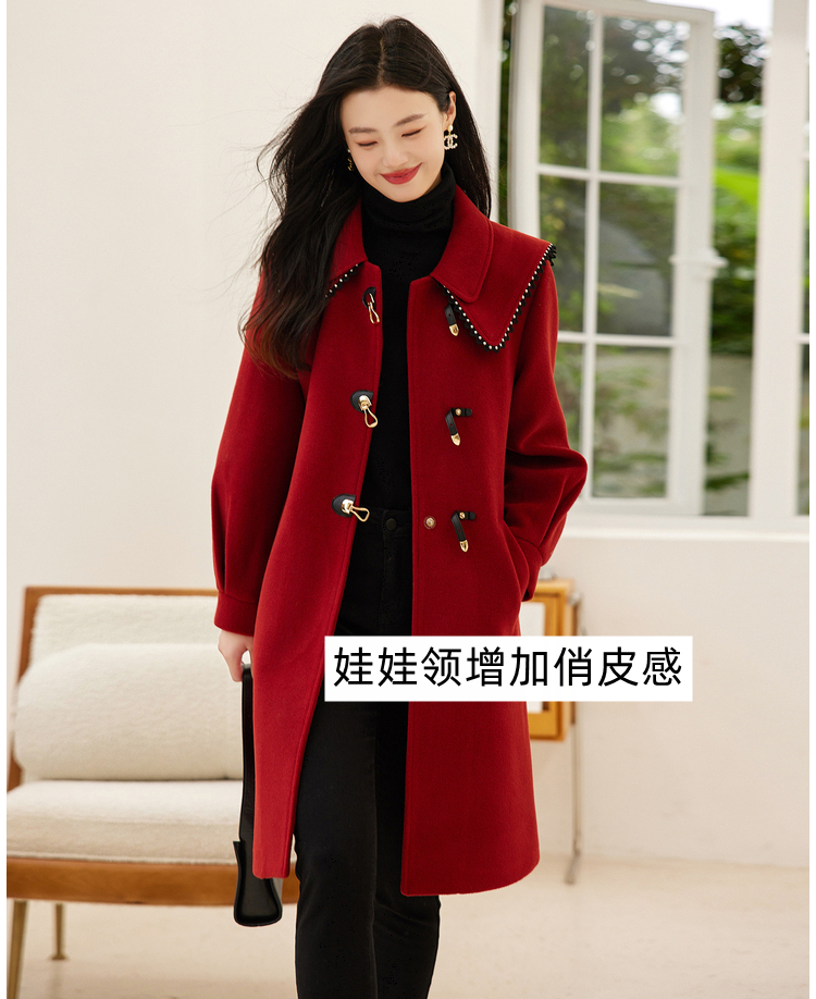 今年必买红色大衣,2023最新款红色大衣