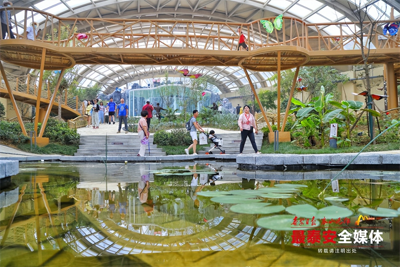 泰山石敢当文化园成*安泰**文旅“新名片”开园首日吸引众多游客“打卡”