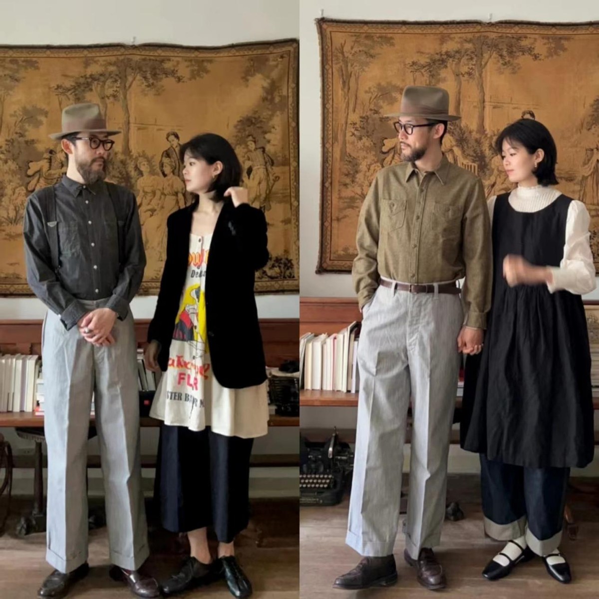 秋季情侣装穿搭分享,秋冬最美情侣装穿搭