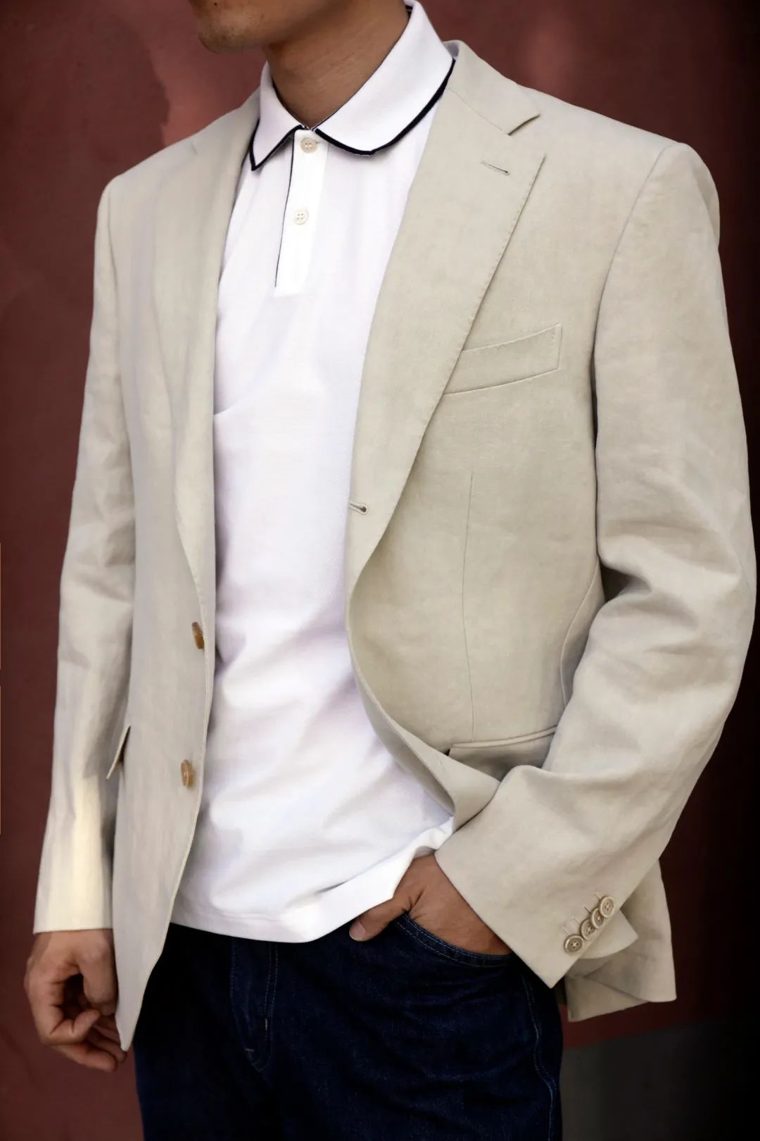 玄彬代言loropiana夹克,玄彬男装搭配秋款