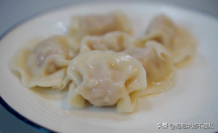 一次吃到三种口味的水饺,一次吃了40个水饺