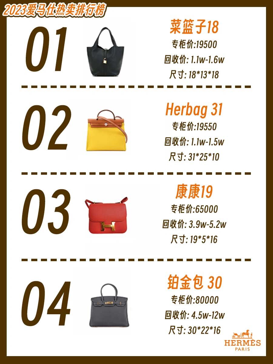 爱马仕热卖排行榜